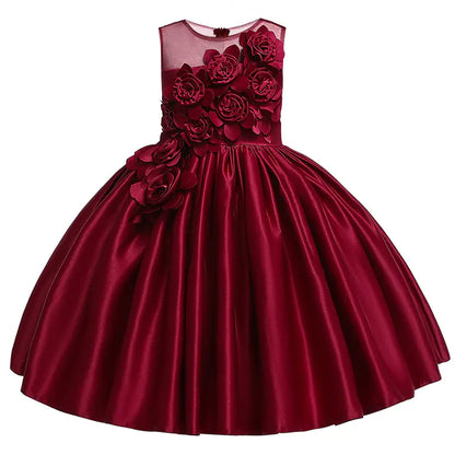 Elegant Summer Party Dress for Baby Girls (Ages 3-10)