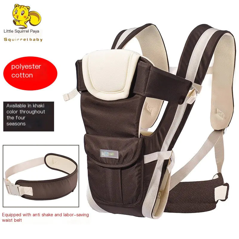 Cotton Baby Carrier Backpack for Infants and Toddlers