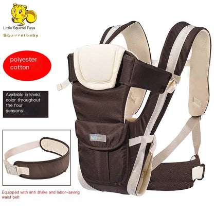 Cotton Baby Carrier Backpack for Infants and Toddlers