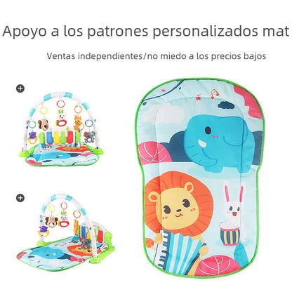 Baby Gym Play Mat with Music Piano for Infants