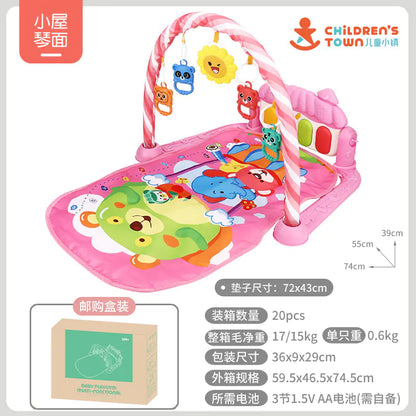 Baby Gym Play Mat with Music Piano for Infants