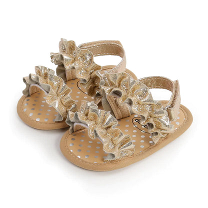 Lace Trim Baby Sandals for Toddlers and Infants