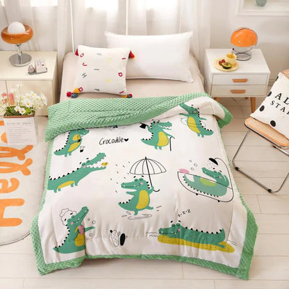 Cartoon Children's Doudou Blanket for Infants and Toddlers