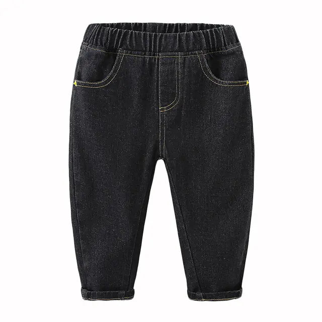 Boys' Casual Long Jeans for Spring and Autumn