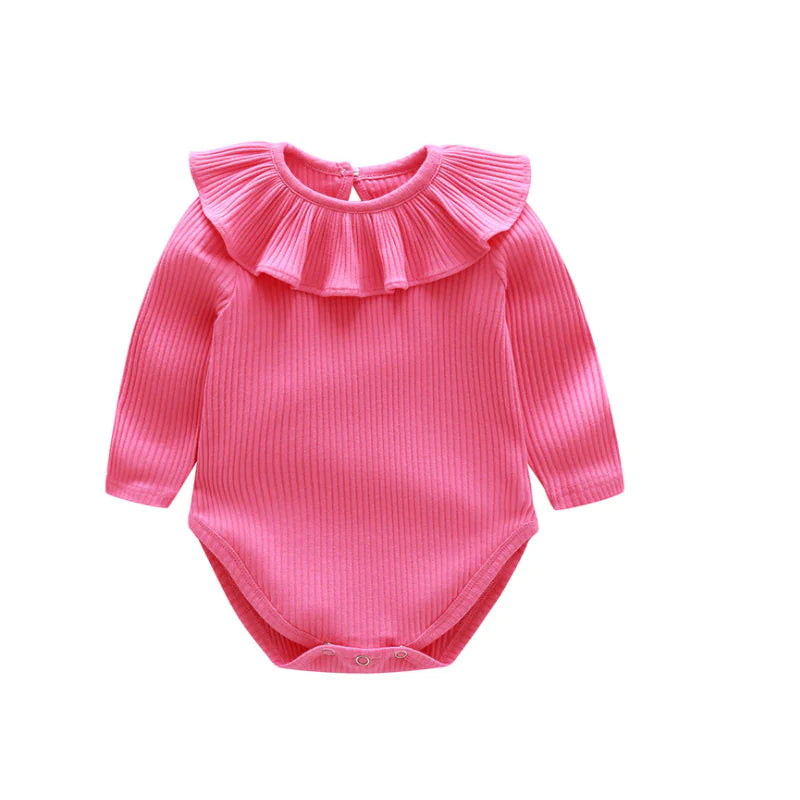 Newborn Baby Girl Romper with Candy Ruffles Outfit
