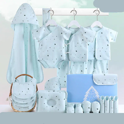 Newborn Gift Box Set with Cotton Summer Baby Clothes