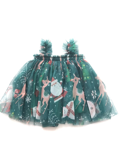 Summer New Girls' Embroidered Tulle Dress (Princess Style)
