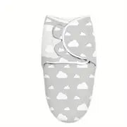 Universal Cotton Baby Blanket with Adjustable Swaddle