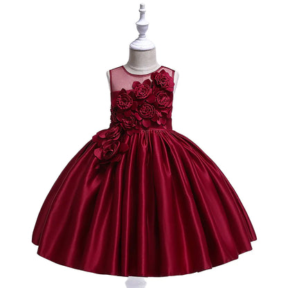 Elegant Summer Party Dress for Baby Girls (Ages 3-10)