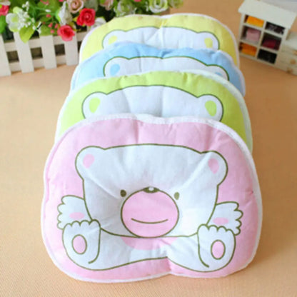 Newborn Baby Bear Soft Cotton Side Sleeping Pillow
