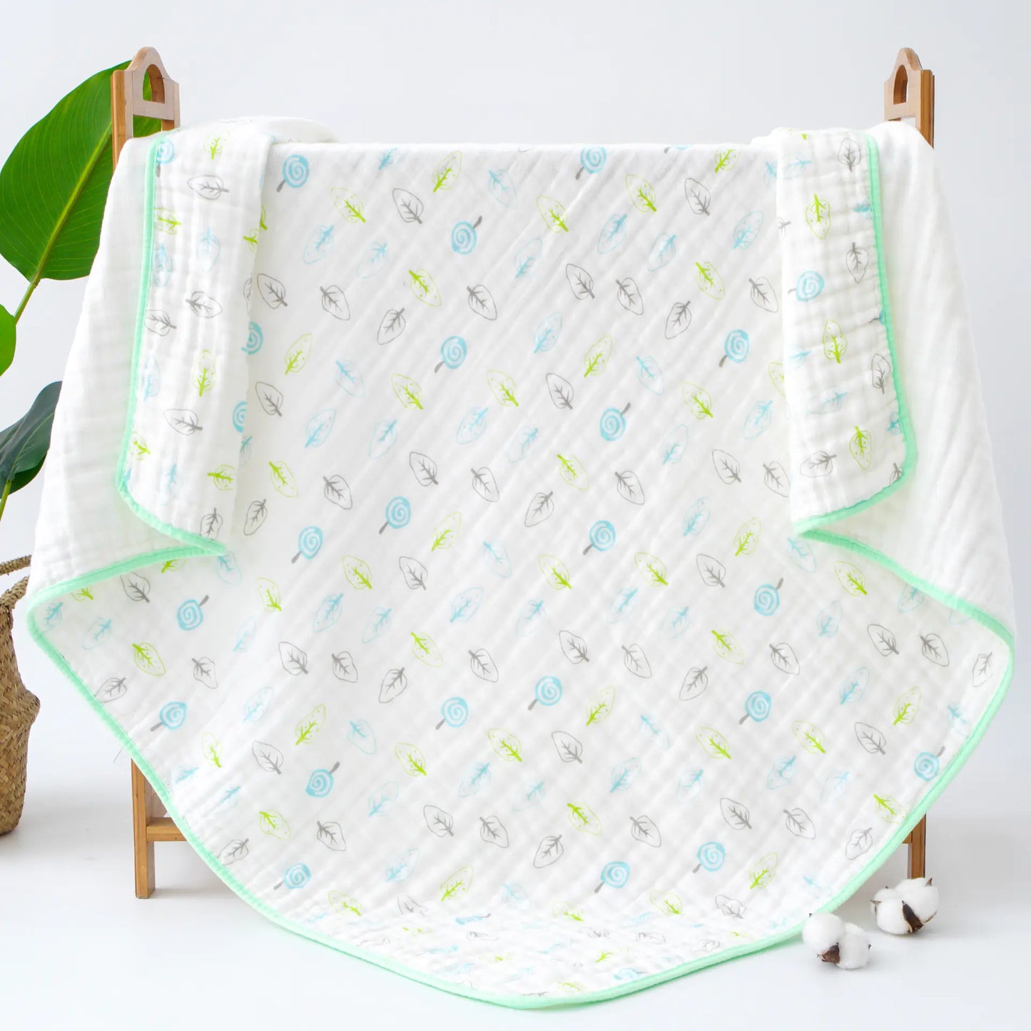 6-Layer Gauze Baby Blanket Cartoon Bath Towel