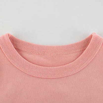 Korean Style Summer Baby Short Sleeve T-Shirt for Girls