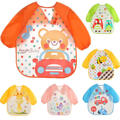 EVA Long-Sleeved Baby Clothes with Bibs for Kids