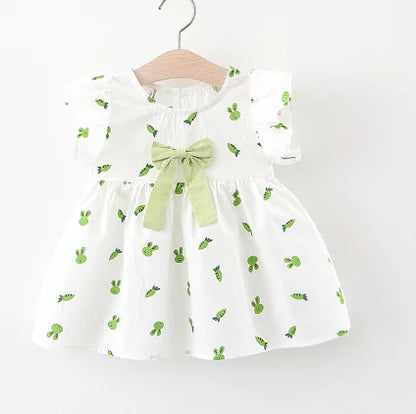 Cotton Princess Dress for Baby Girls