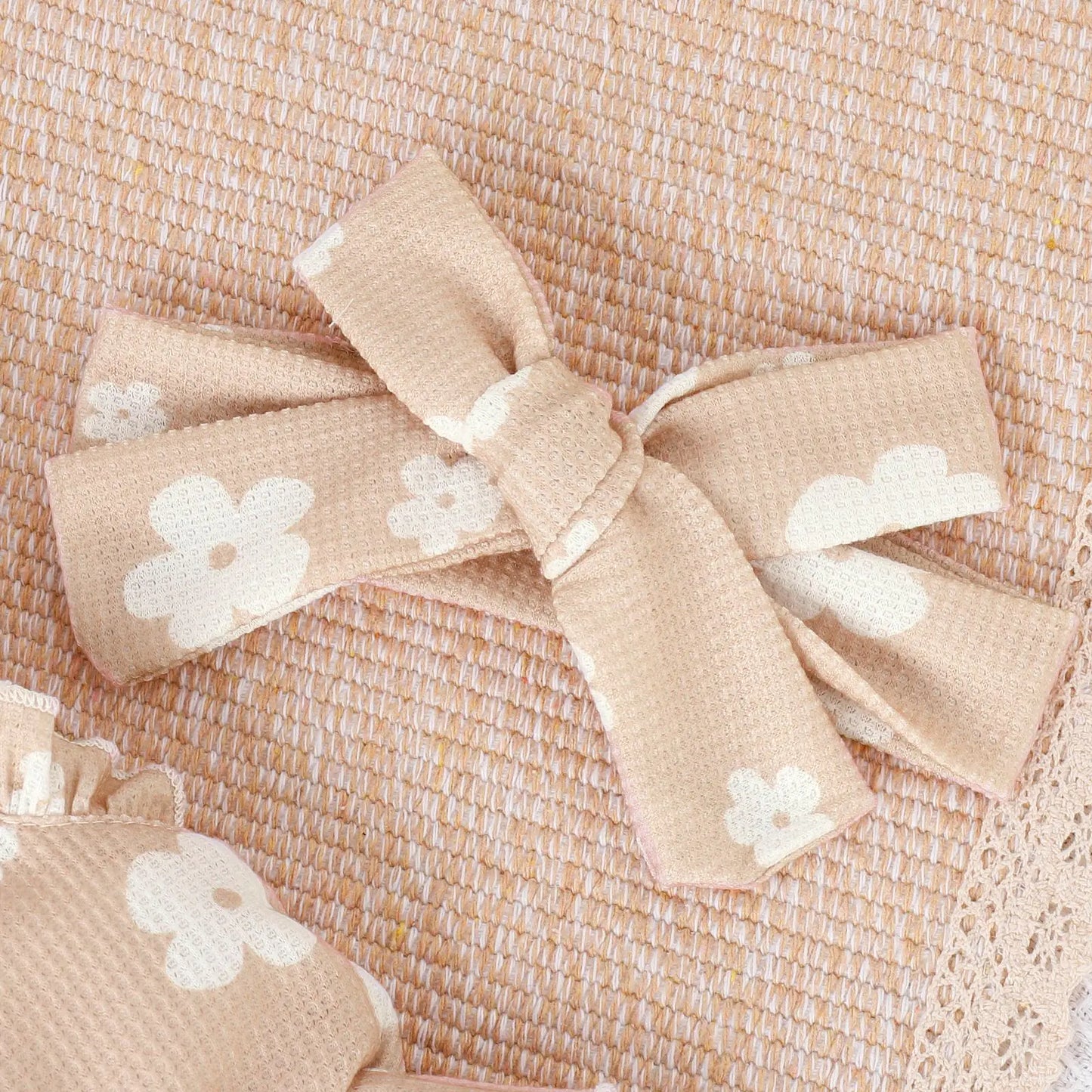 2023 Summer Korean Style Baby Girls Floral Outfit Set