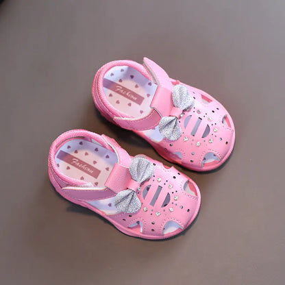 Summer Soft Sole Baby Walking Shoes for Girls (0-2Y)