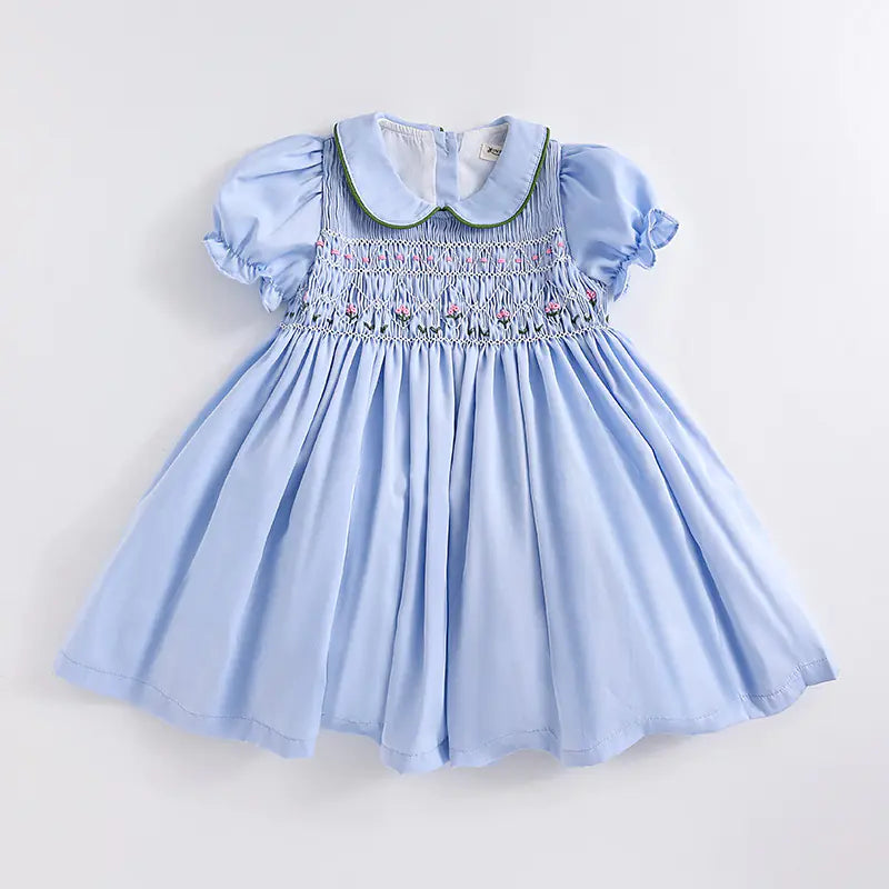 Handmade Embroidered Summer Princess Dress for Kids