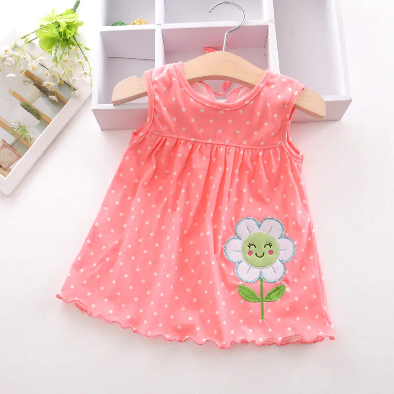 Cotton Dress for Infants 0-1 Year Old (Baby Dress)