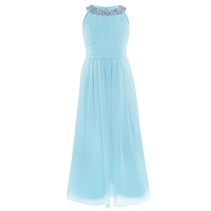 Girls' Summer Dress - Princess Gown for Performances