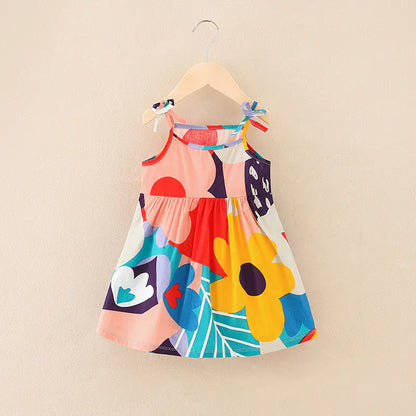 2024 Summer Girls' Floral Princess Dress (New Style)