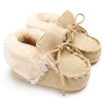 New Winter Plush Baby Cotton Shoes for 0-1 Year Olds