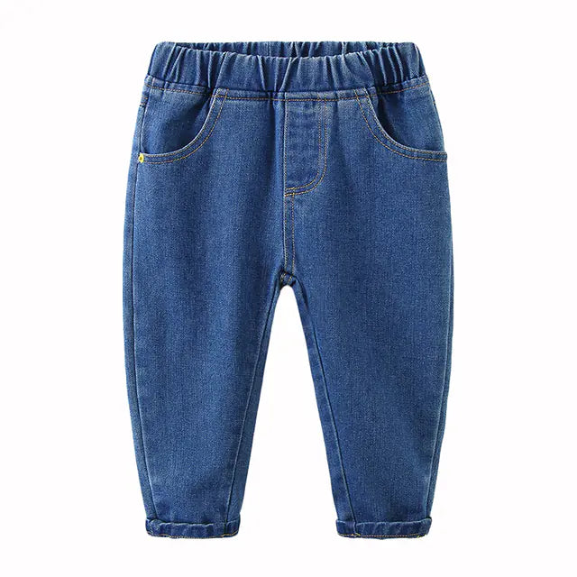 Boys' Casual Long Jeans for Spring and Autumn