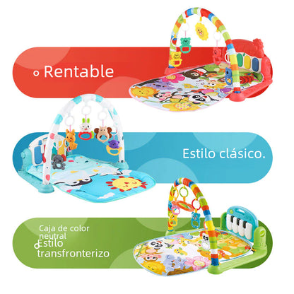 Baby Gym Play Mat with Music Piano for Infants